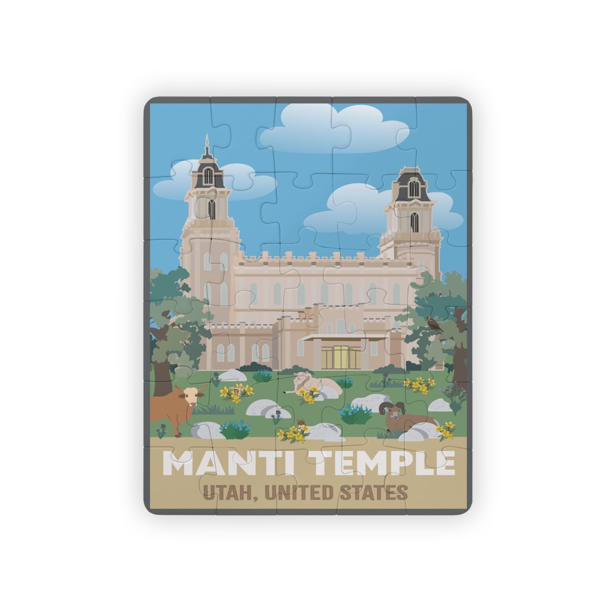 Manti Temple Kids' Puzzle, 252-Piece