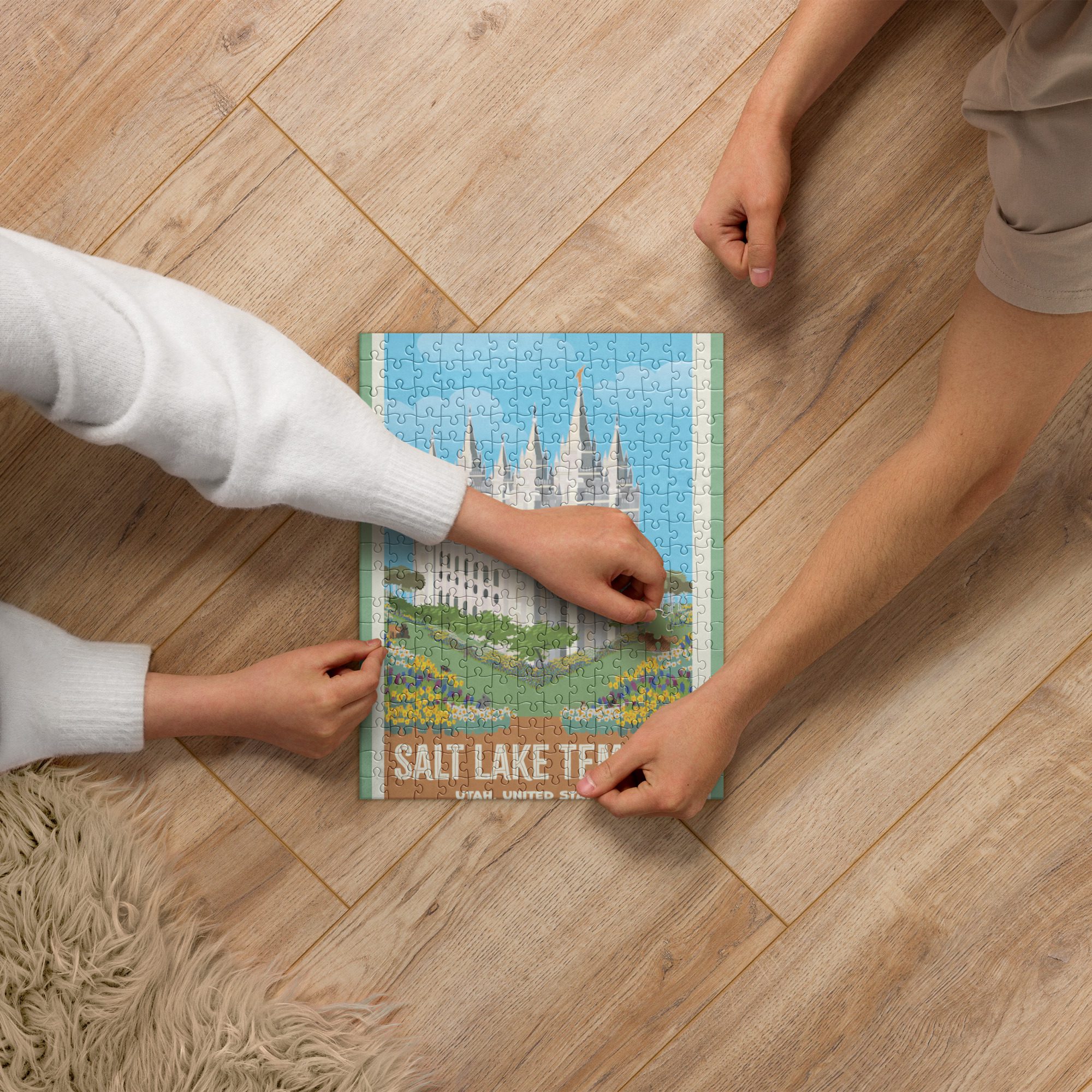 SALT LAKE TEMPLE-Kids Puzzle, 252-Piece