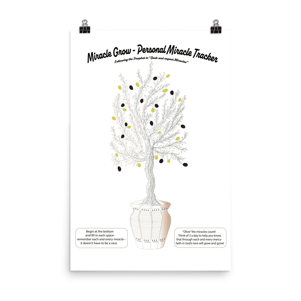 Olive the Miracles Count- Personal Tracker