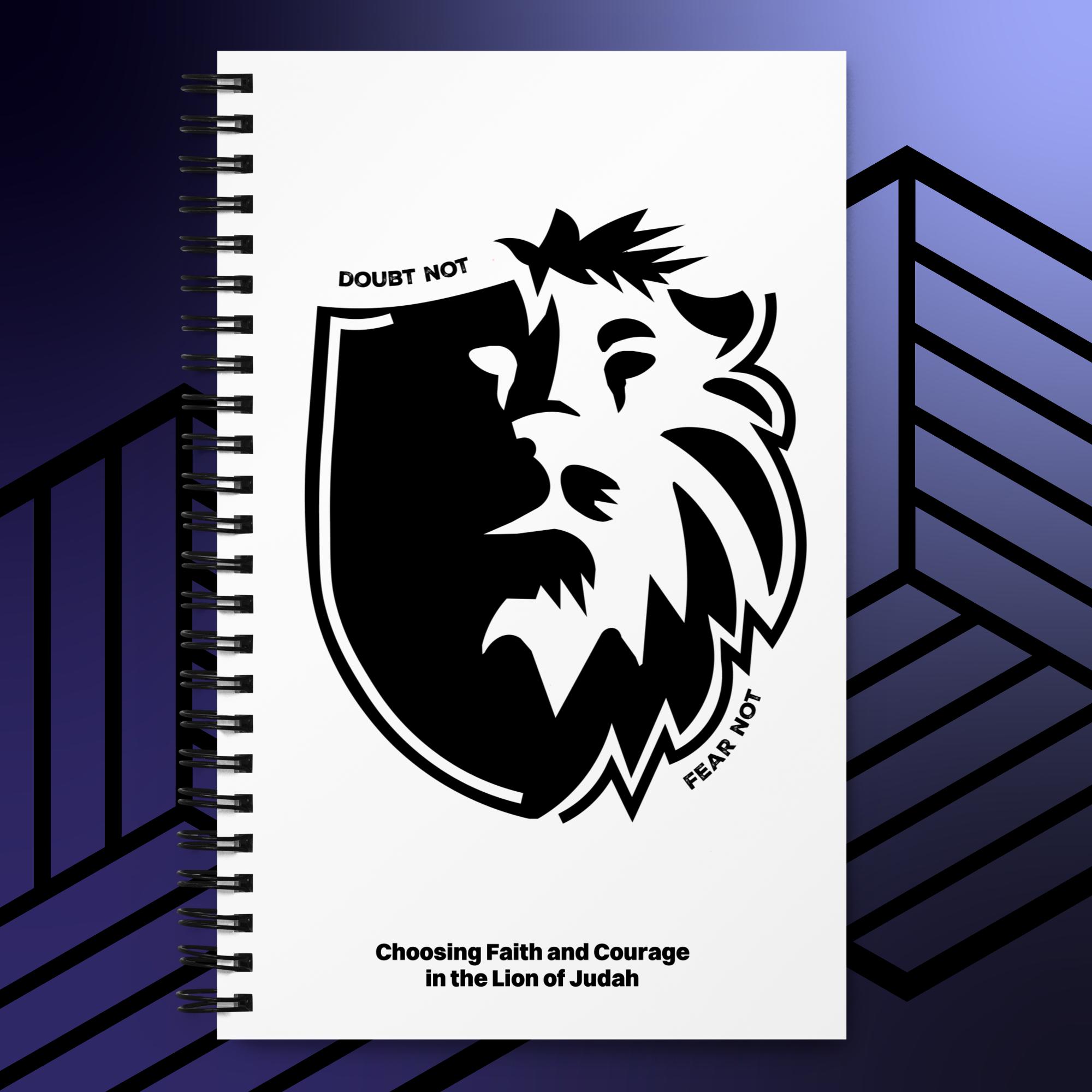 Doubt Not, Fear Not 2025 Youth Theme- Spiral notebook