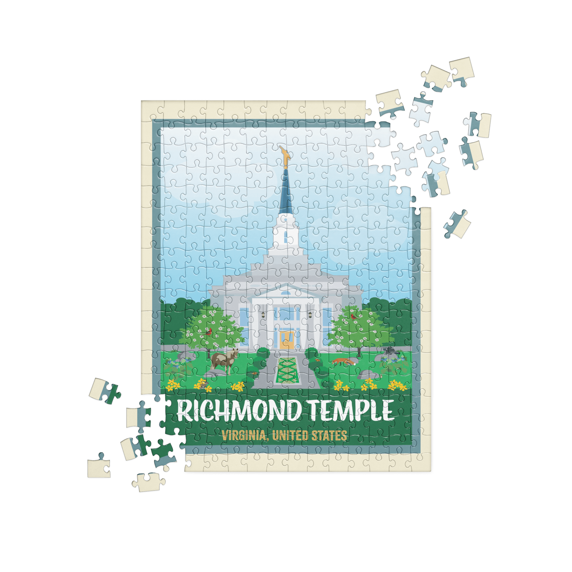 Kids Richmond Temple- Jigsaw puzzle- 252 piece