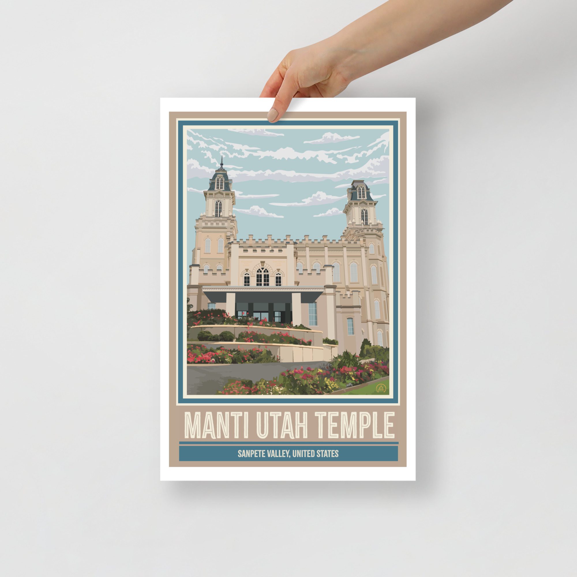 Manti Utah Travel Poster- 12"x18", 24"x36"