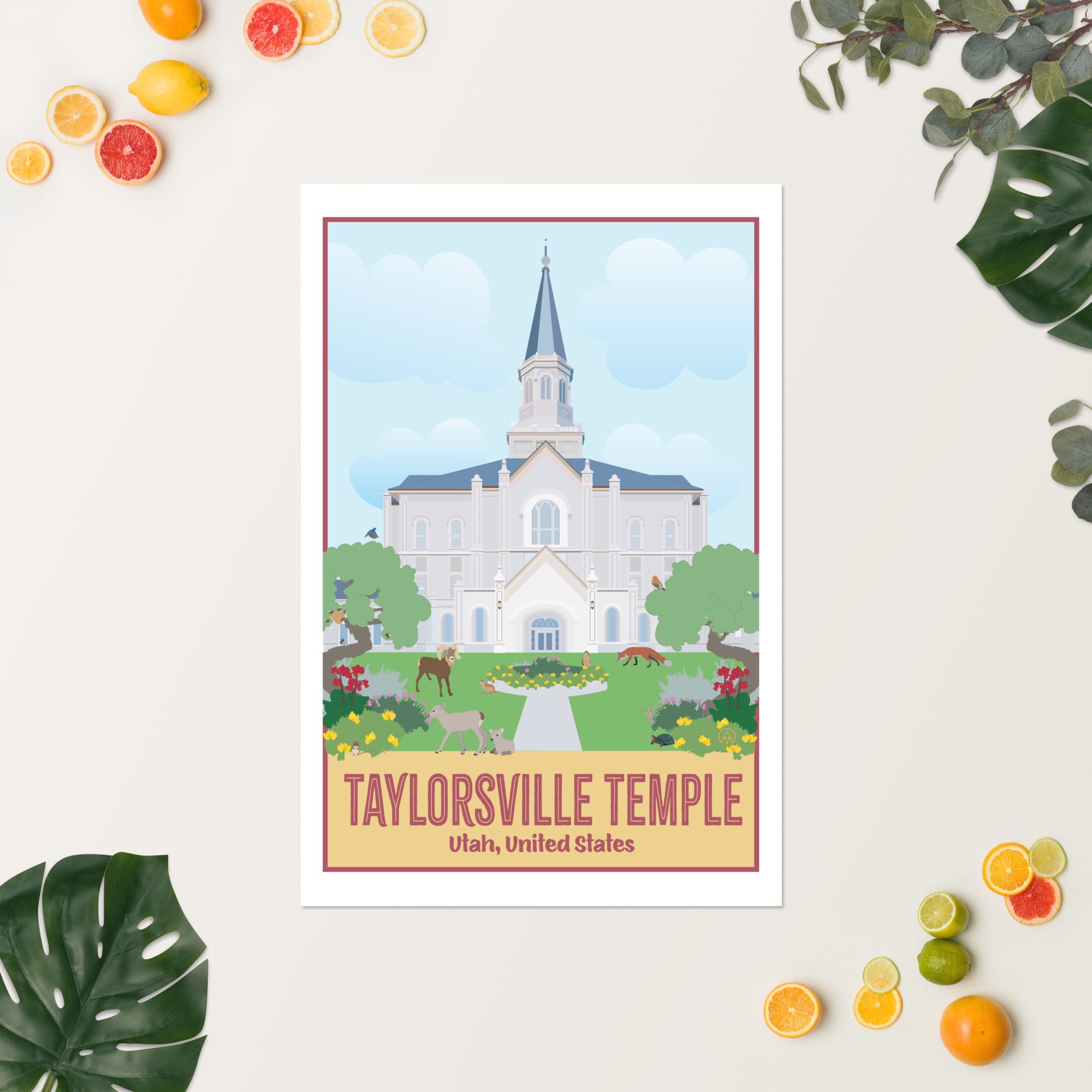 Kids Taylorsville Temple Poster