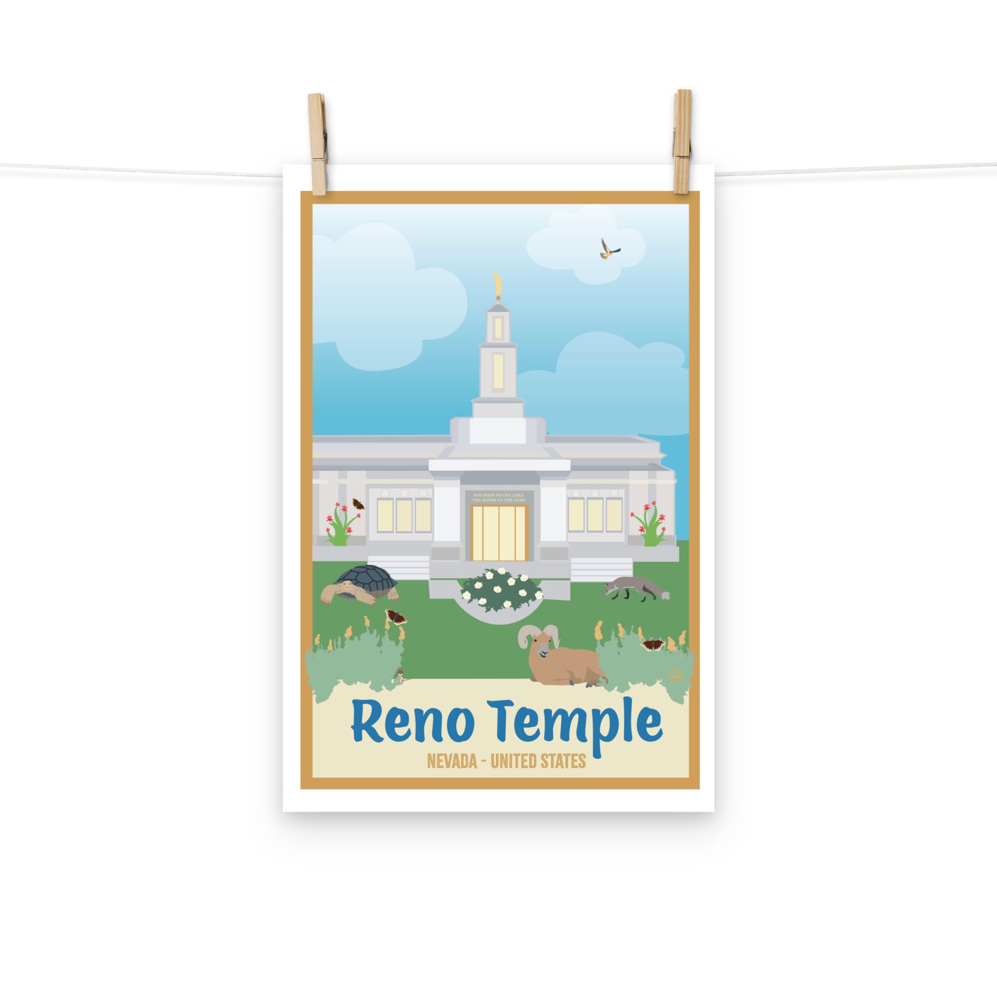 KIDS RENO Temple Poster- 12"X18", 24"x36"