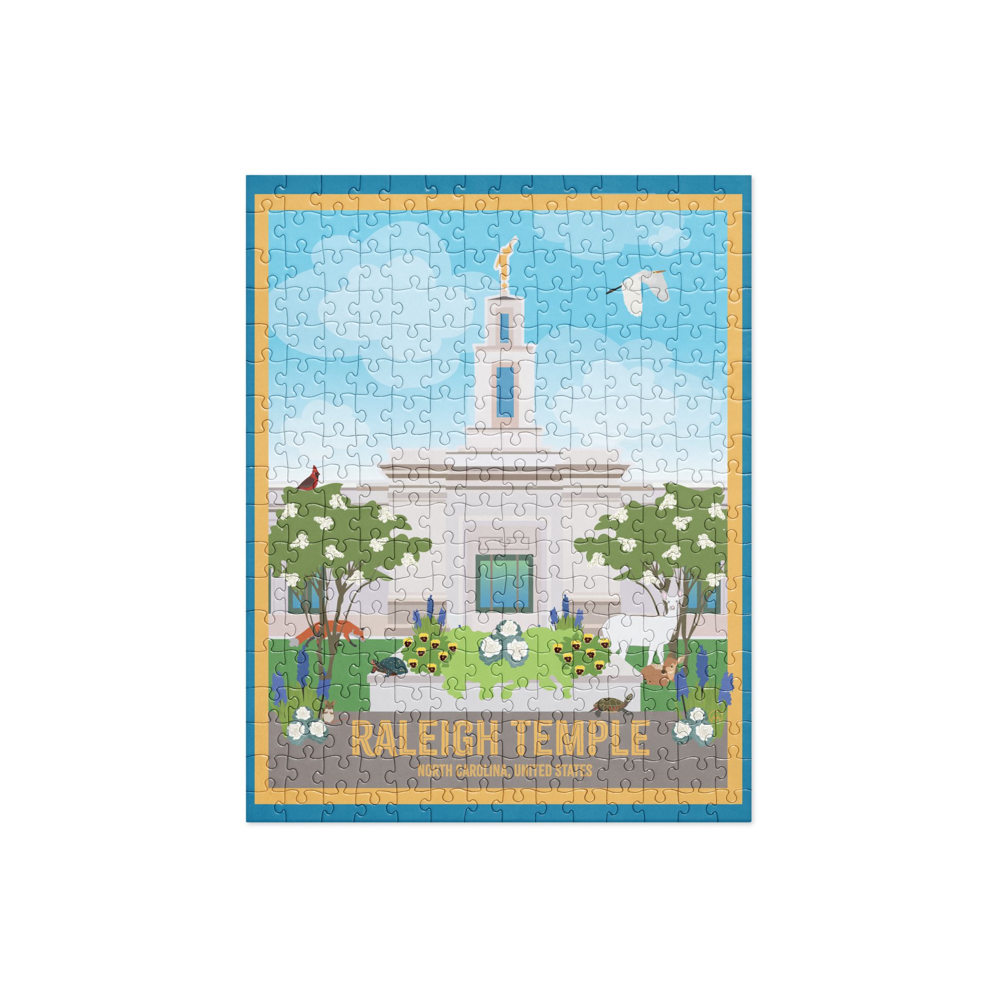KIDS RALEIGH TEMPLE PUZZLE- 252 PIECES