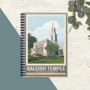 Raleigh Temple- Points Towards Home-Ruled Line Spiral Notebook