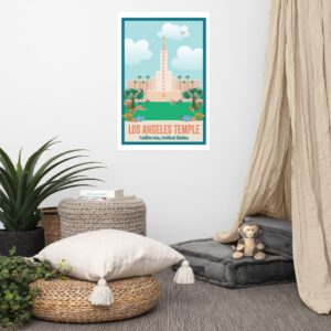 KIDS LOS ANGELES Temple Poster- 12"x18", 24"x36"