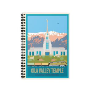 Kids Gila Valley Temple-Ruled Line Spiral Notebook