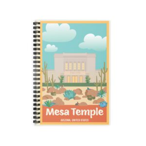 KIDS MESA TEMPLE- Ruled Line Spiral Notebook