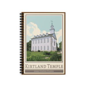 Kirtland Temple- Ruled Line Spiral Notebook