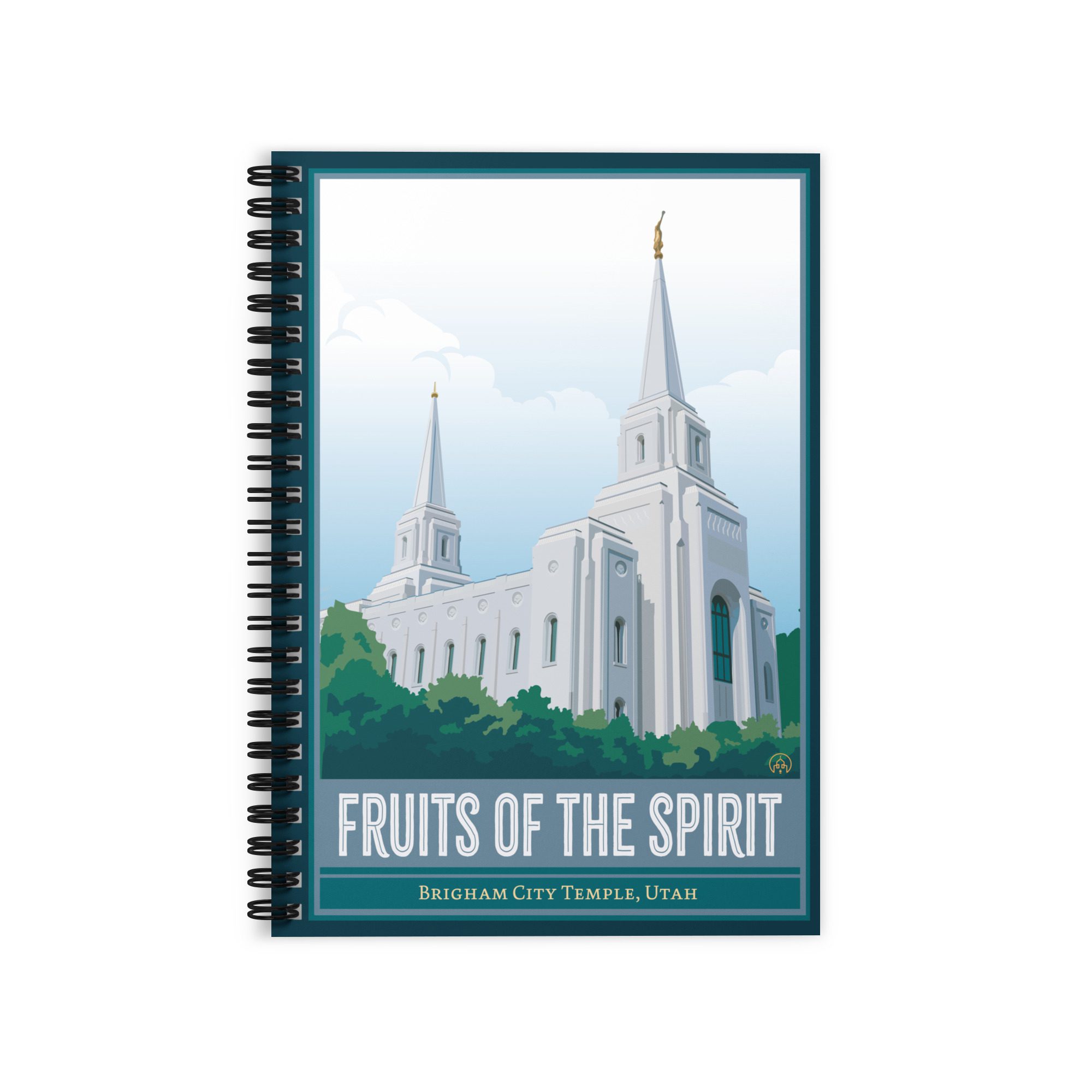 Fruits of the Spirit- Brigham City Temple- Ruled Line Spiral Notebook