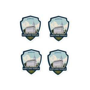 Kirtland Temple Badge- Kiss-cut vinyl decals